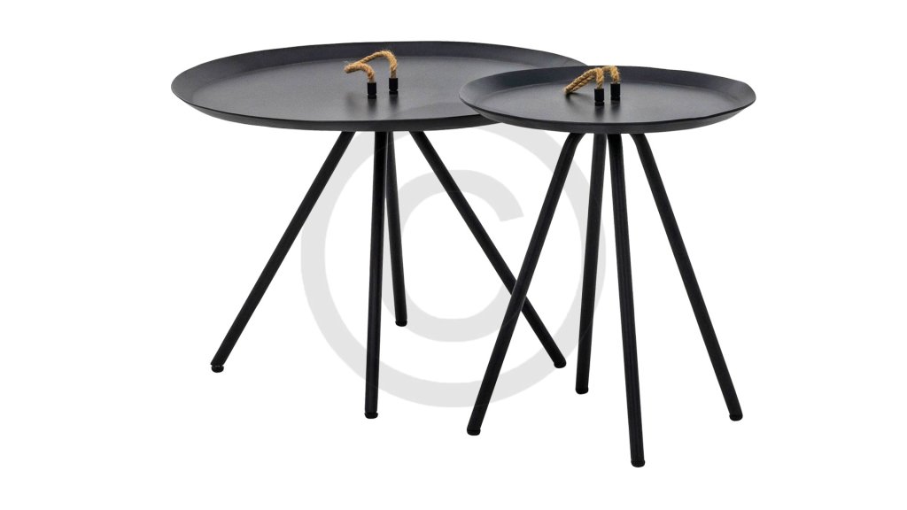 applebee elle coffee table set alu