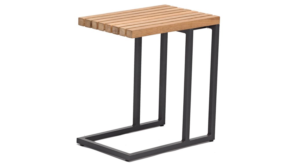 fly Beistelltisch zebra teak alu