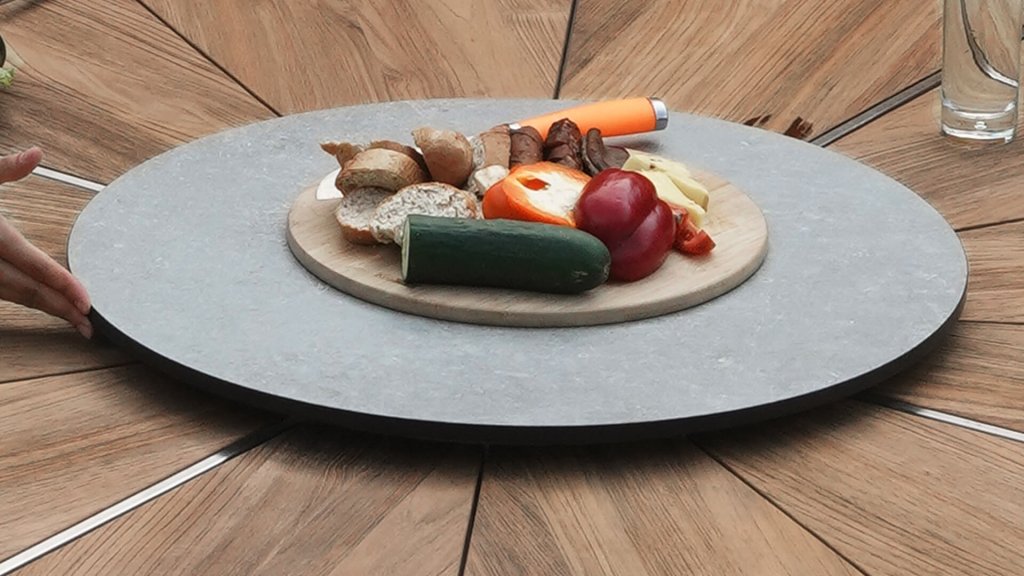 oryx edge tisch zebra Drehplatte hpl