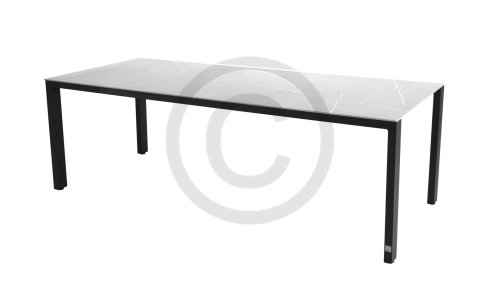 4seasons outdoor goa table anthracite ceramic light grey top 19547 19717