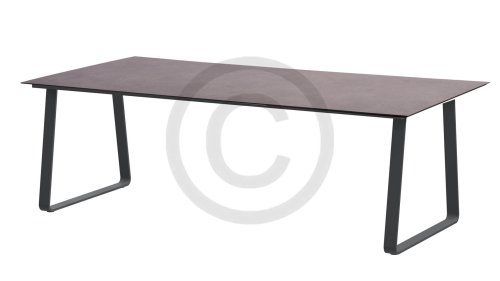 4seasons outdoor konos table antracite hpl dark grey
