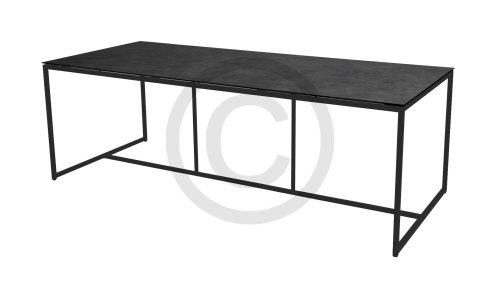 4seasons outdoor quatro table hpl dark grey 