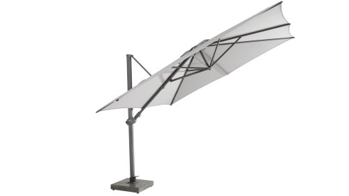 4 seasons outdoor siesta  300x300cm antraciet mid grey