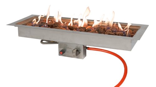 Easyfires Einbaubrenner Rechteckig NiRo