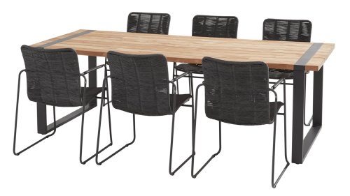 taste 4seasons palma stapelstoel anthracite 