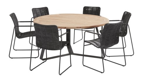 taste 4seasons palma stapelstoel anthracite 